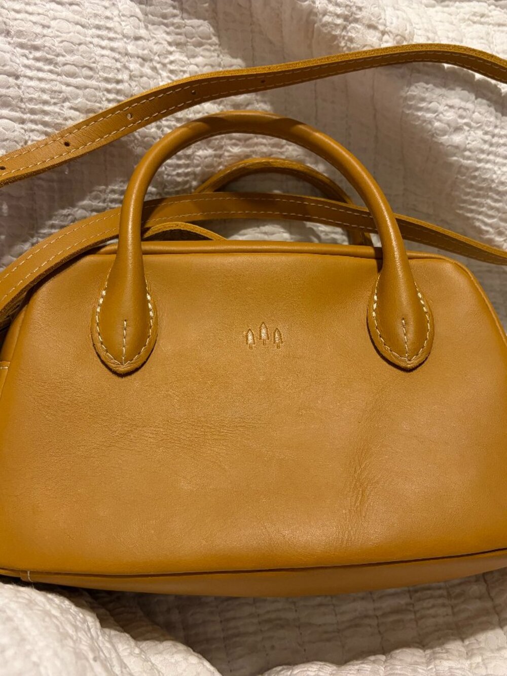 Portland Leather Goods Large Grace bag: Mango